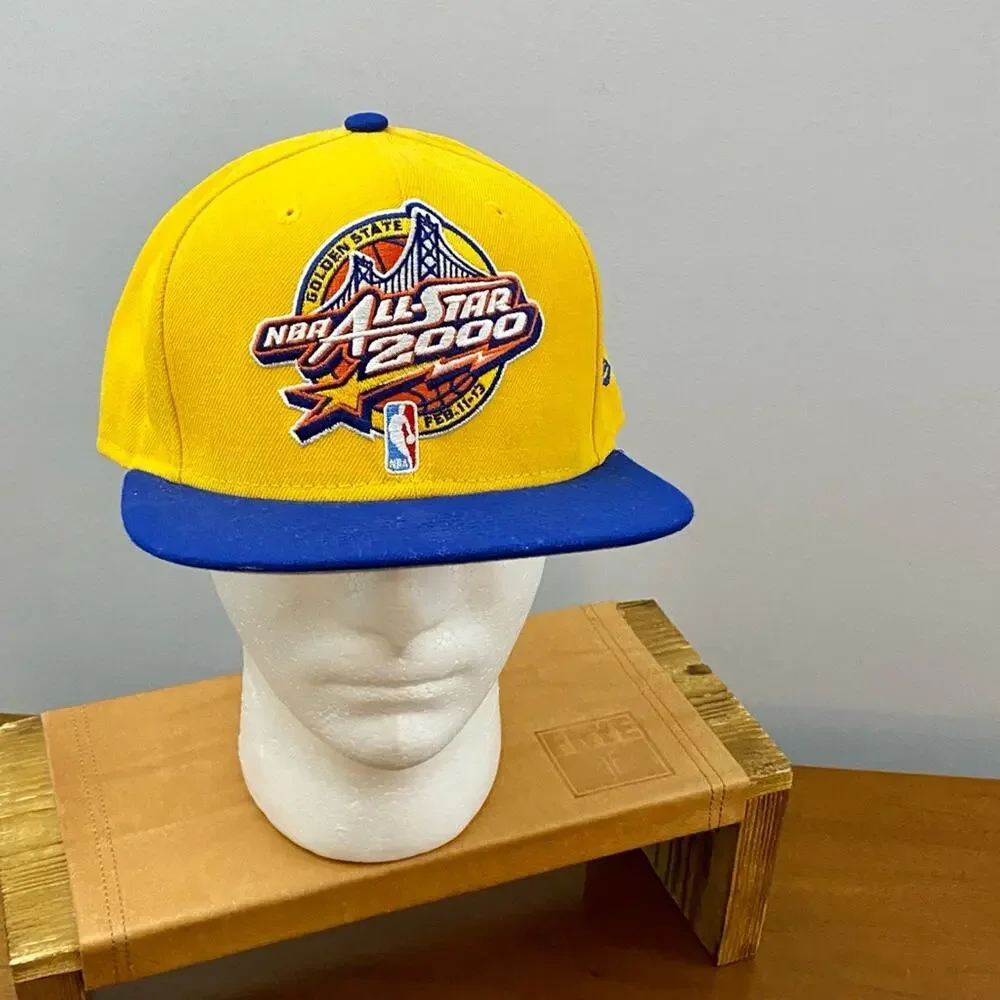 NBA All‎ Star Golden State Warriors Yellow SnapBack Hat Adjustable New Era NWOT